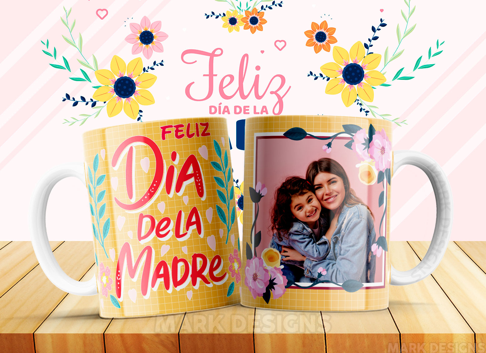 Plantillas para tazas Día de la Madre - Pack Gratis Vol. 2 - Imagen 3