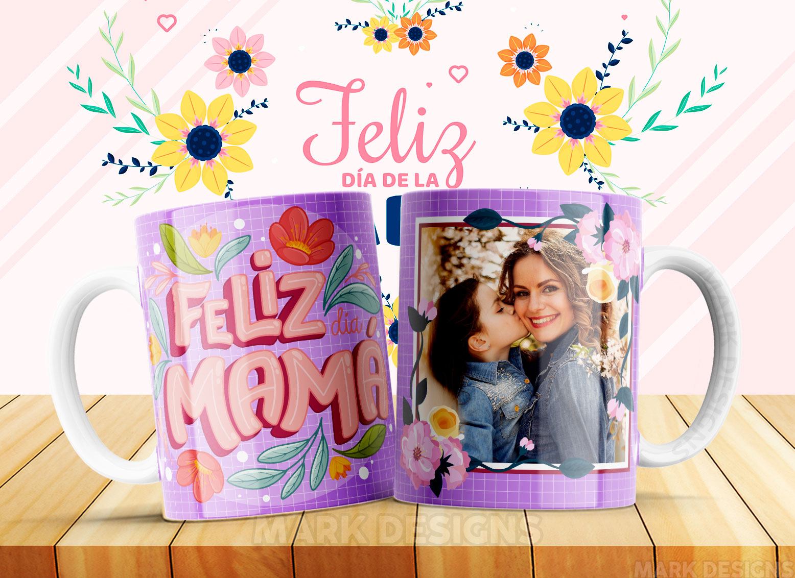 Plantillas para tazas Día de la Madre - Pack Gratis Vol. 2 - Imagen 6