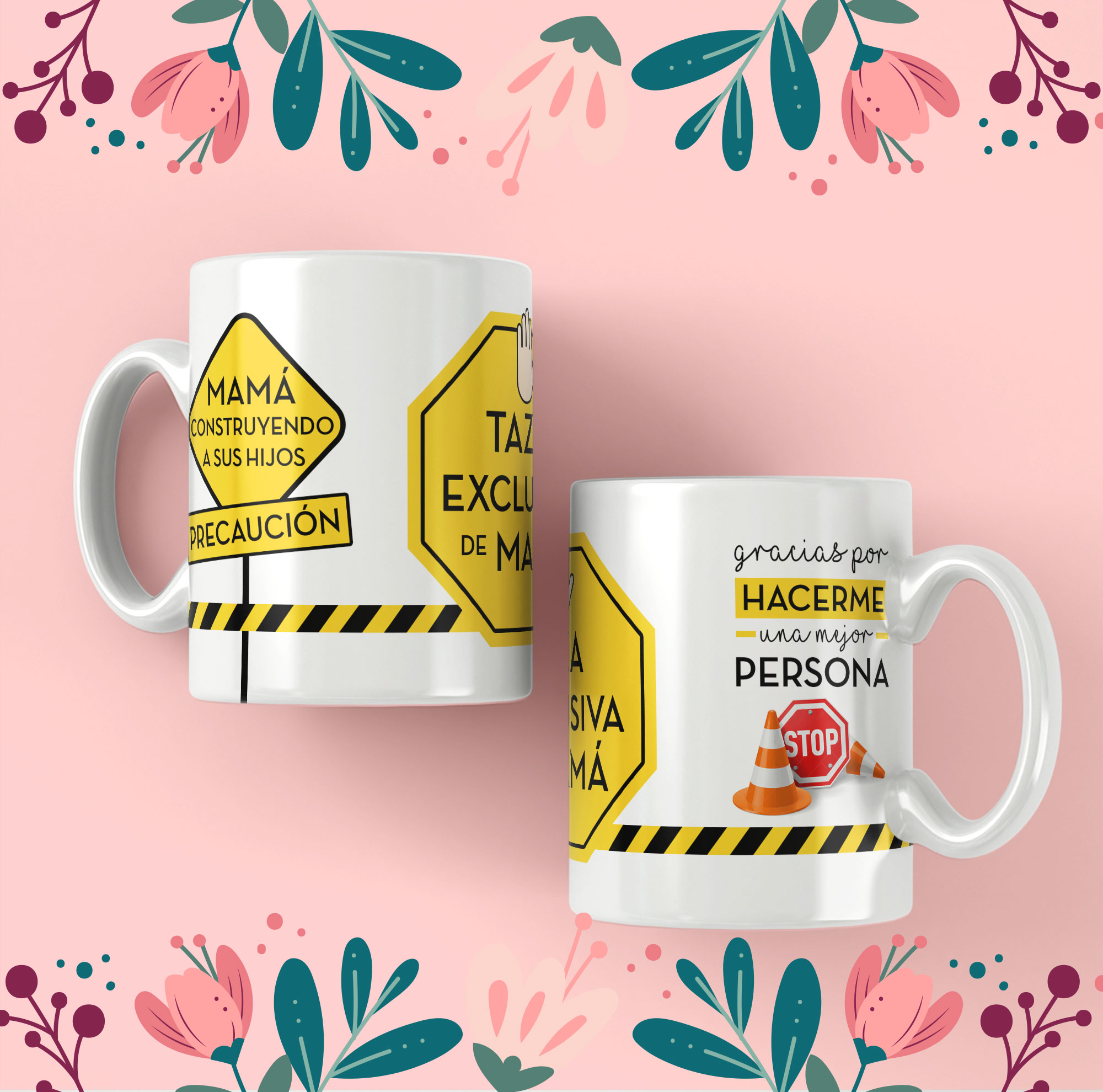 11 Plantillas para Tazas con Frases Mamá - Pack Editable PSD Vol. 1 - Imagen 11