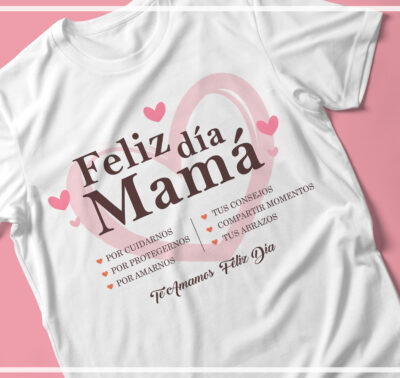 Pack 20 Plantillas para Camisas Día de la Madre - Editables PSD